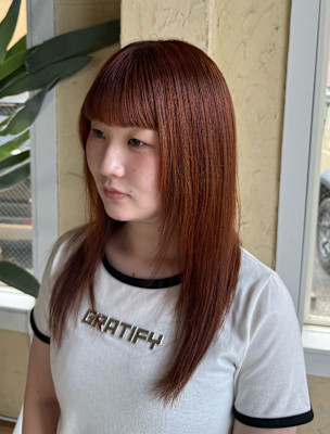 【あおと】レイヤーカット/ウォームブラウン