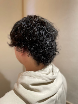 銀座八×ロッドパーマ×無造作