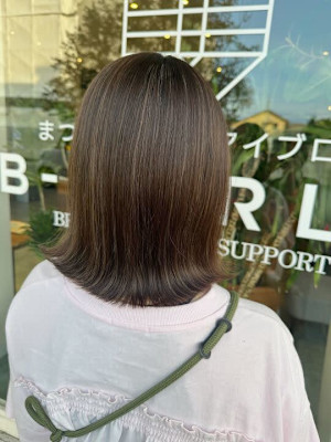 ももか】夏のハイライトカラー/白髪ぼかし