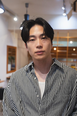 センターパートショート　Genta