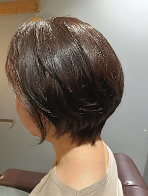 ナチュラルショートボブ