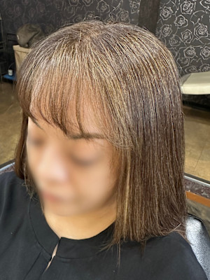 【白髪が気になる方！白髪は隠さず活かす！】白髪活かしカラー