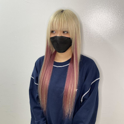 プルエクで作るインナーカラー