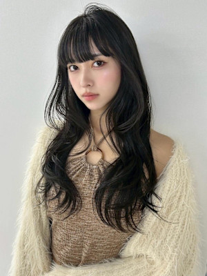 ナチュラル可愛い大人レイヤースタイル