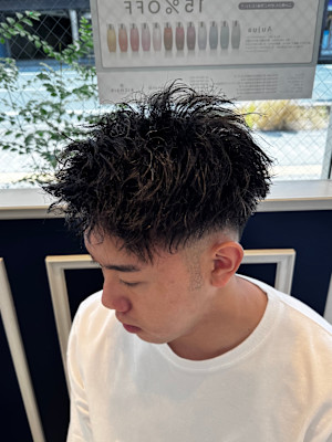 ショートツイストスパイラルパーマ