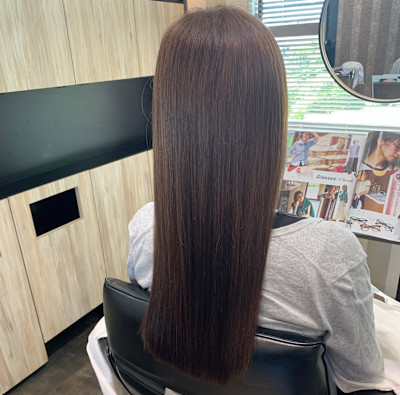髪質改善シルクストレート　ロング