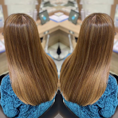 さらさらロングストレートスタイル