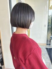 切りっぱなしボブ