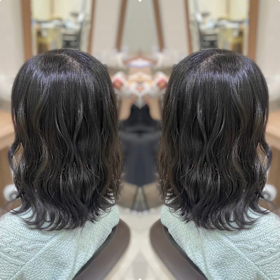 外ハネゆるふわスタイル