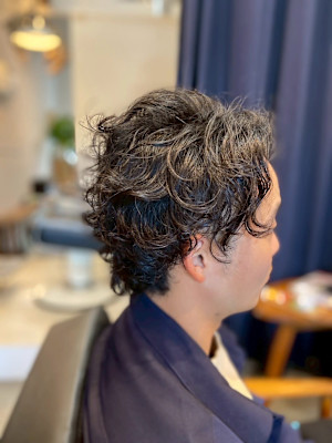 interlude.×メンズ×パーマ