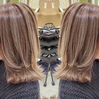 韓国風外ハネスタイル