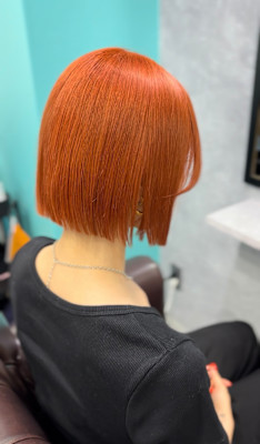 ブリーチ×オレンジカラー