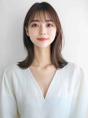 【feliceMICHI平田雅美】ダークアッシュ 外ハネ