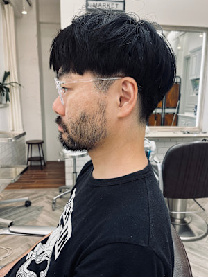 メンズマッシュショート