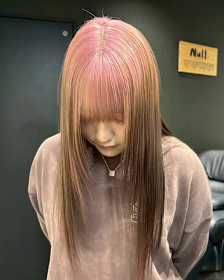 ルーツカラー　デザインカラー　ハイトーン　表参道/原宿