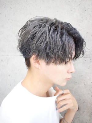 福井　メンズカット　ツイストスパイラルパーマ　波巻きパーマ　