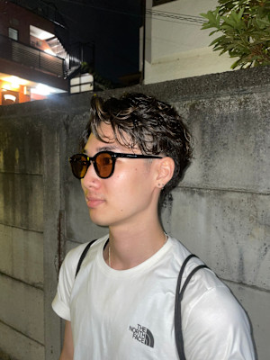 動きのあるアップバングヘア【三軒茶屋】