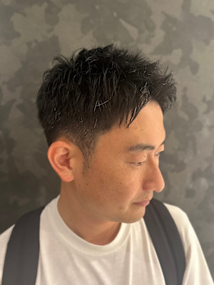 アップバングショート