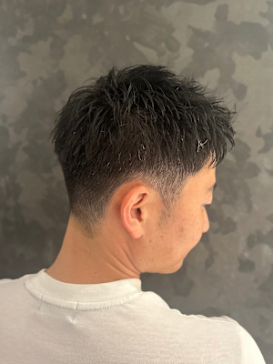 アップバングショート