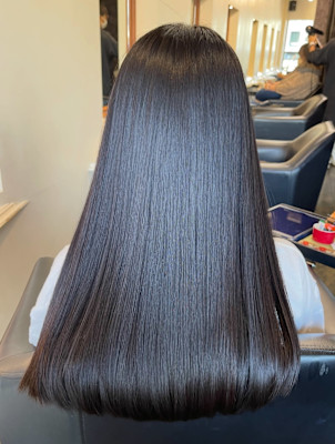 【天使の輪が輝くツヤ髪に✨️】美髪ストレートロング