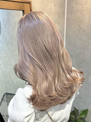 ★ダブルカラーでつくるミルクティーベージュ