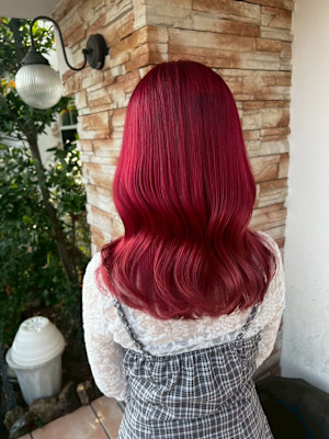 ピンクグラデーションカラー