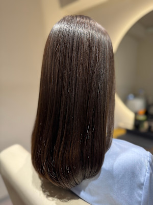 メテオで作る艶感ブラウンカラー×ロング 『銀座/個室』