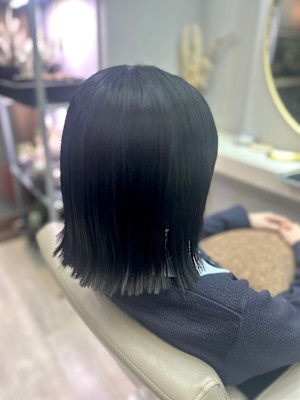 綺麗な外ハネボブスタイル♪