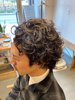 interlude.×メンズ×パーマ×ビジネス