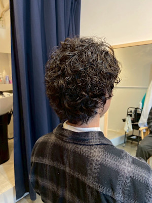 interlude.×メンズ×パーマ×ビジネス