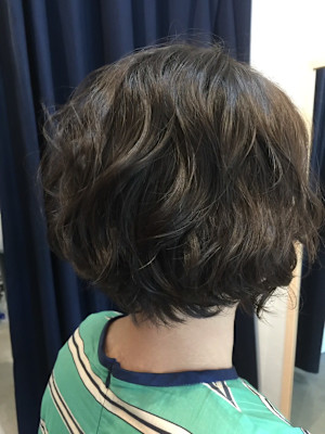 interlude.×ショート×ボブ×パーマ