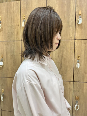 【黒田】ブリーチなしオリーブベージュ