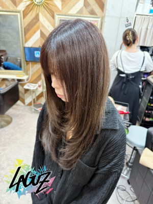 シアーグロウロングレイヤーカット　【茅ヶ崎髪質改善】