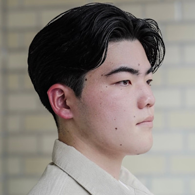 メンズ センターパート