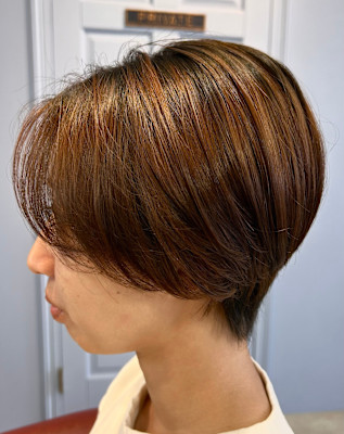 ショートスタイル×グラデーション