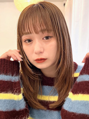 レイヤーカット/レイヤー/顔周り/ミディアム/ボブ/ショート