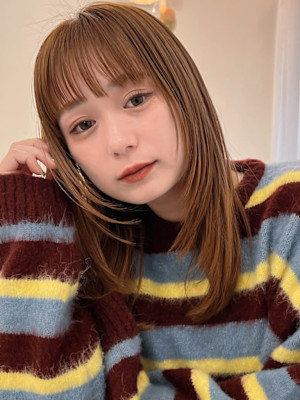 レイヤーカット/レイヤー/顔周り/ミディアム/ボブ/ショート