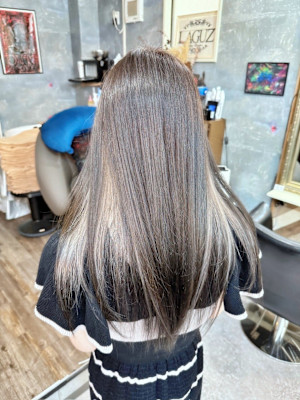 インナーホワイトベージュ × アメジストグレー 