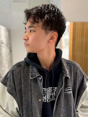 （takumi）メンズヘア/メンズショート/ナチュラルパーマ