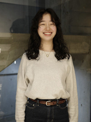 【田中結】ロング　ウェーブパーマ