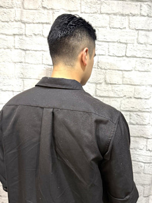 刈り上げ×七三オールバック