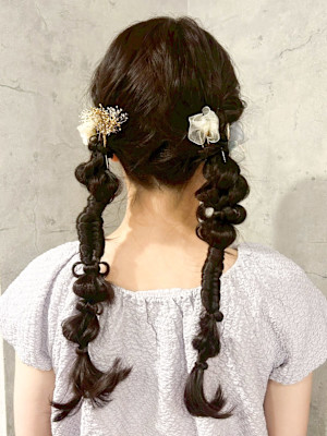 推し活/ツイン編み下ろし