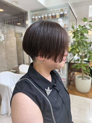 【刈り上げボブ】