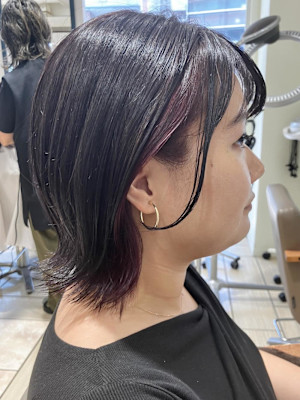 インナーカラー/ボブ