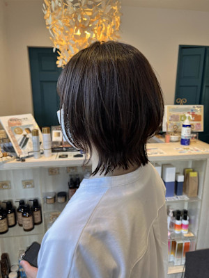 大人可愛いナチュラル外ハネボブ