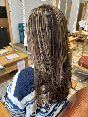 ハイライト×レイヤーカット