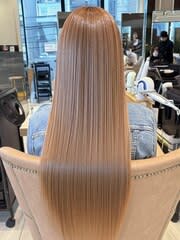 縮毛矯正ツヤツヤストレート髪質改善前髪なし前髪あり表参道