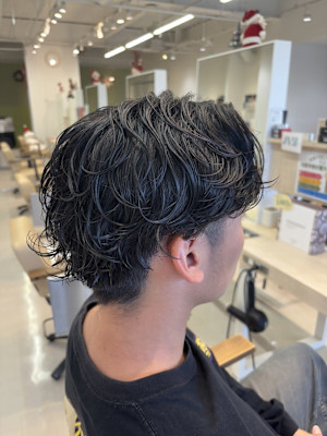 大人シャドウパーマ