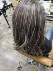 白髪ぼかしハイライトケアカラー/ハイライト/ブリーチ/池袋