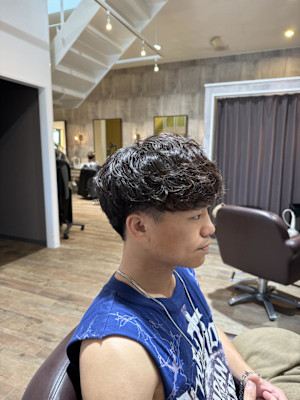 メンズパーマ ニュアンス